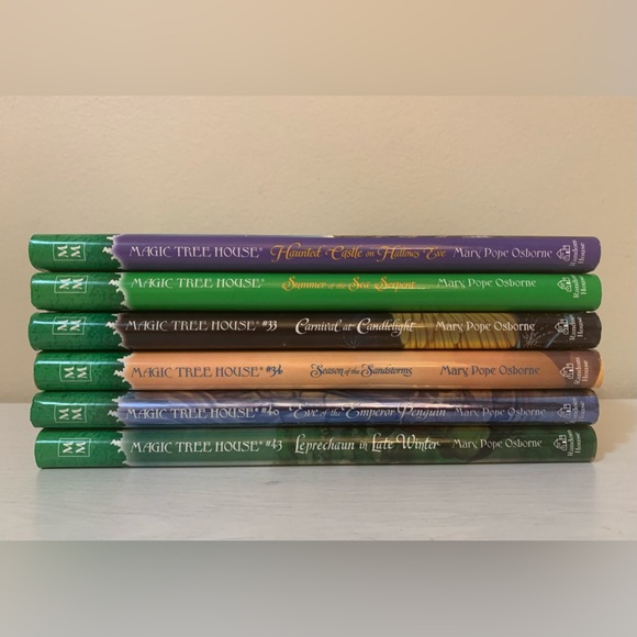 Magic Tree House by Mary Pope Osborne Lot of 6 Books Hardcover Dust Jacket - Picture 1 of 16